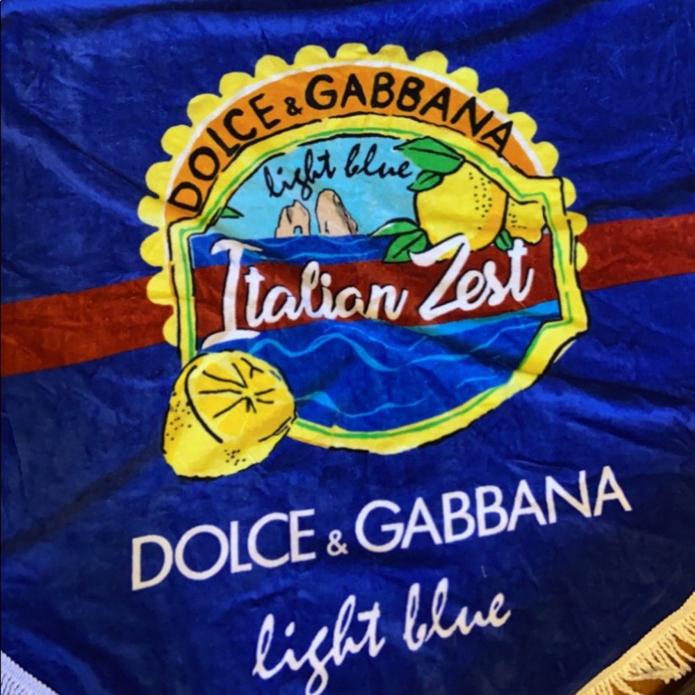 Dolce Gabbana Round beach blanket
